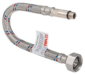 Г/П для смесителя с длин.штуцером М10х35 - 1/2",  80 см  (10/120)