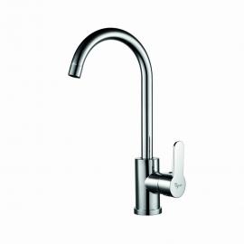PL4002 Смеситель для кухни ABS пластик излив: сталь SUS201, H=262 мм , хром 